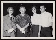 Photograph of unknown woman, Ruth Allen White, Judy Redfern, and Jim Chesnutt